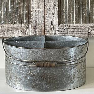 COPY - Galvanized Metal Farmhouse Caddy